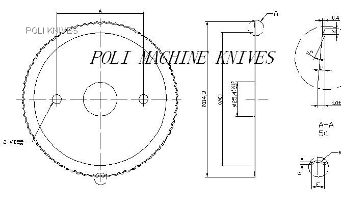 Machine knives